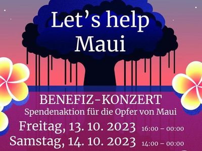 BENEFIZ-KONZERT - Let's help Maui
